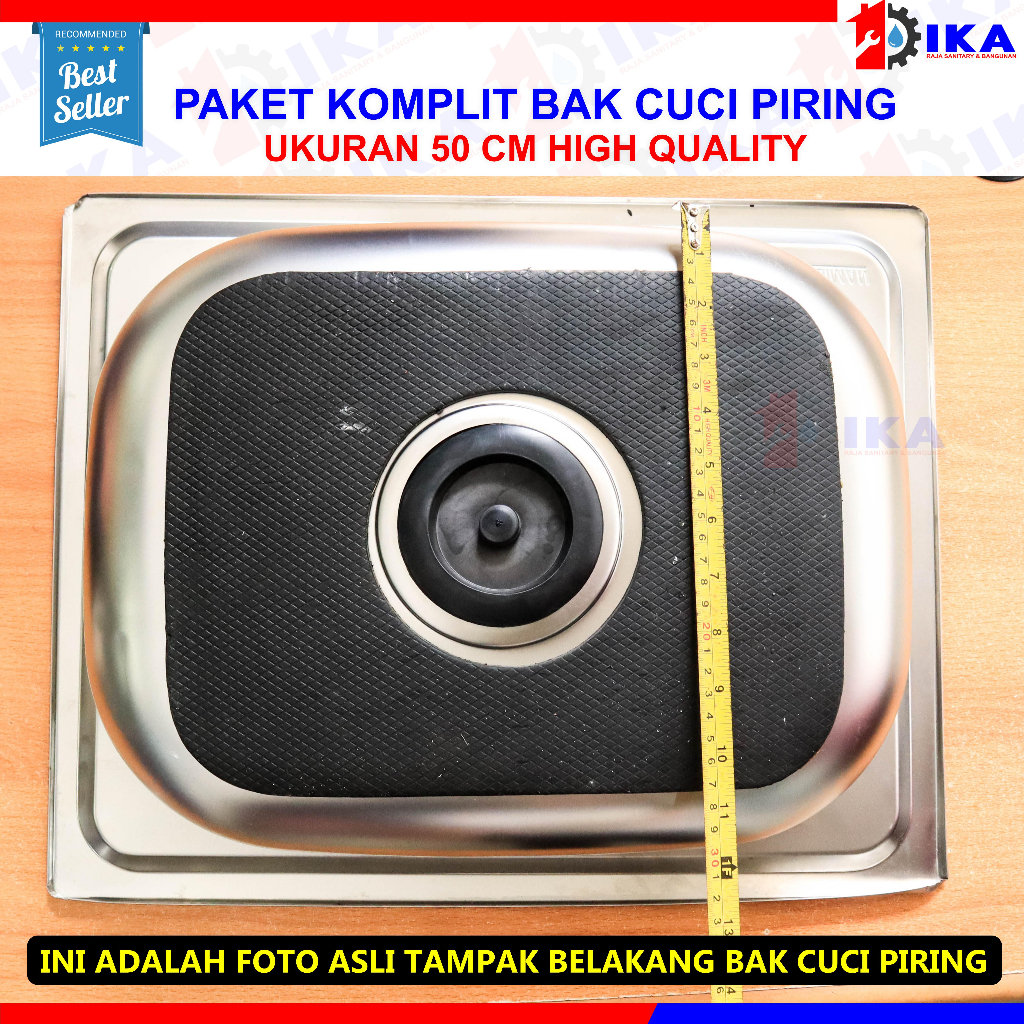 Bak Cuci Piring 50 + Afur / Sink/ Kitchen Set/ Wastafel Cuci Piring 50 X 40