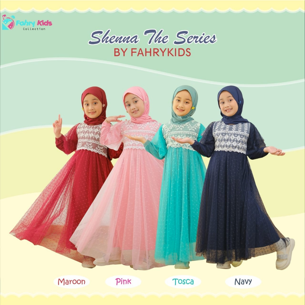 Gamis Anak Shenna The Series by Fahry kids