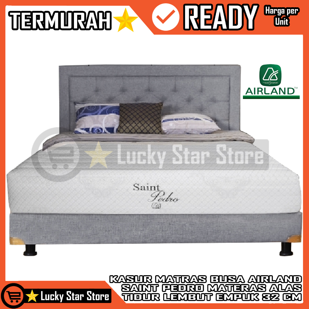 [Kargo] KASUR MATRAS AIRLAND SAINT PEDRO SPRINGBED MATERAS SPRING BED PILLOW TEMPAT TIDUR ALAS BUSA 