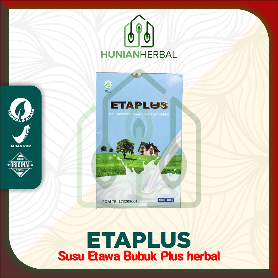 

ETAPLUS HERBAL SUSU BUBUK MURNI DAN BERKHASIAT DARI SUSU KAMBING ETAWA ASLI