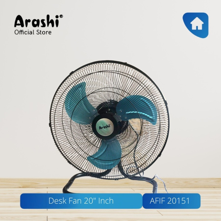 Arashi Kipas Angin Desk Fan Industri AR 138 AFIF 20151 OS 20 Inch 360 Derajat Berputar
