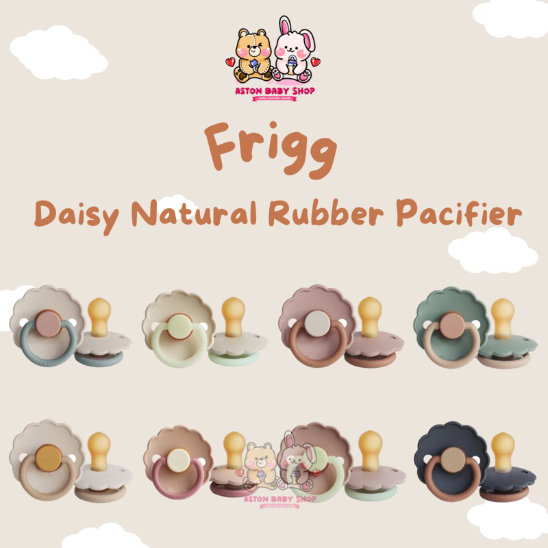 Frigg Daisy Pacifier Stage 1 (0-6m) &amp; Stage 2 (6-18m) Lilleboo Frigg Pacifier Kompeng Bayi
