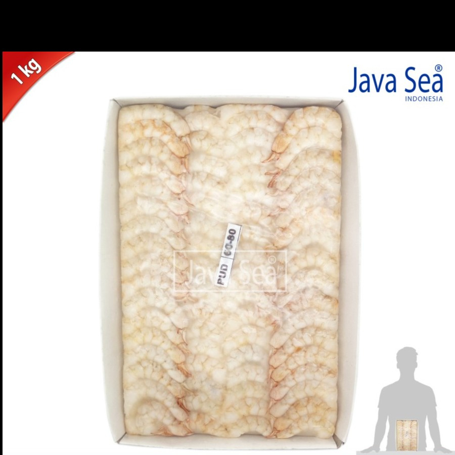 

Udang laut Kupas bersih PUD BN 60/80 pack 1kg Java Sea
