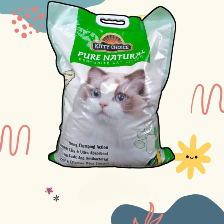 Pasir Kucing Gumpal Super Wangi KITTY CHOICE 10L Minim Debu