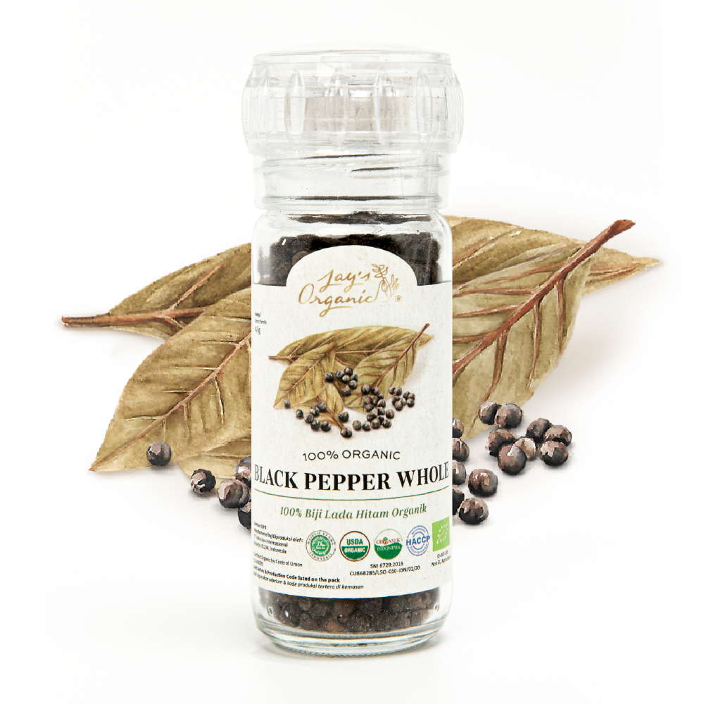 

Jay's Black Pepper Whole Grinder Organic 40 GR