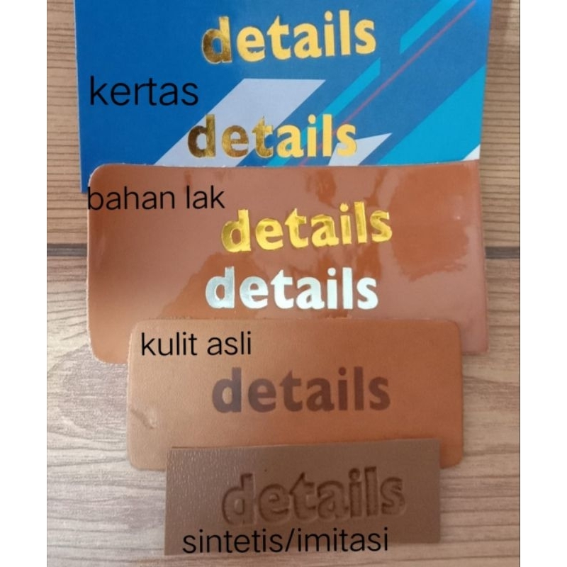 mesin embos hot stamp print foil leather free foil 3cm