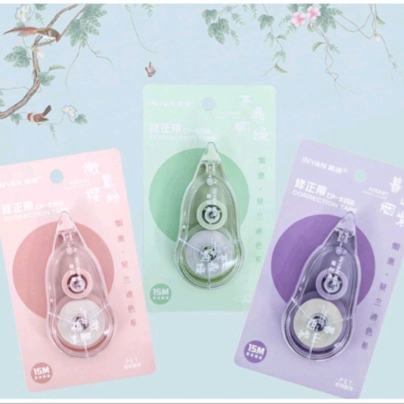 

Pastel Color Correction Tape / Tipe X kertas / Tip-X Roll / PIta koreksi