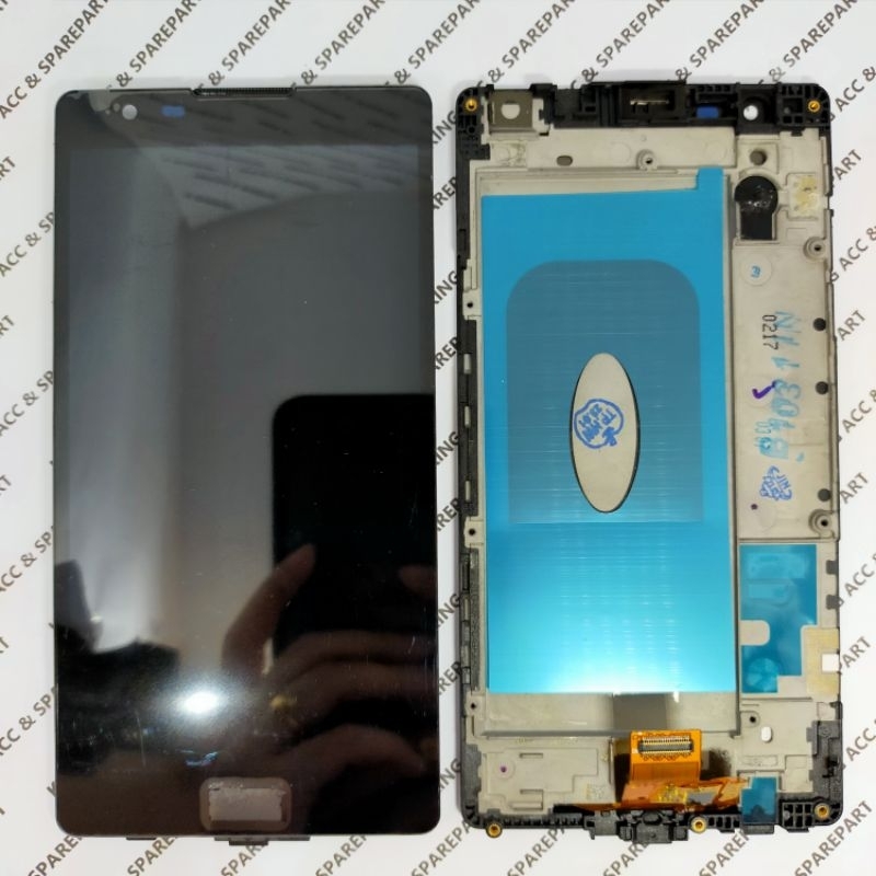 Lcd touchscreen frame LG K220 X POWER