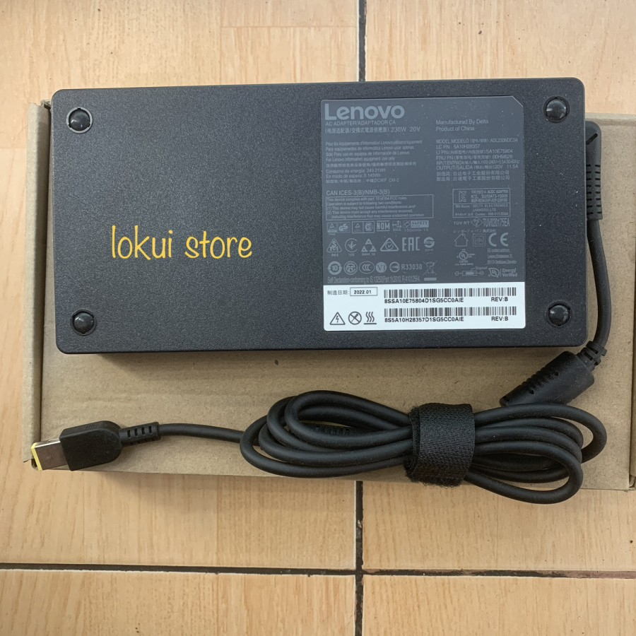 Adaptor Charger Lenovo Legion 5 Pro 16ACH6H 20V 11.5A 230W Original