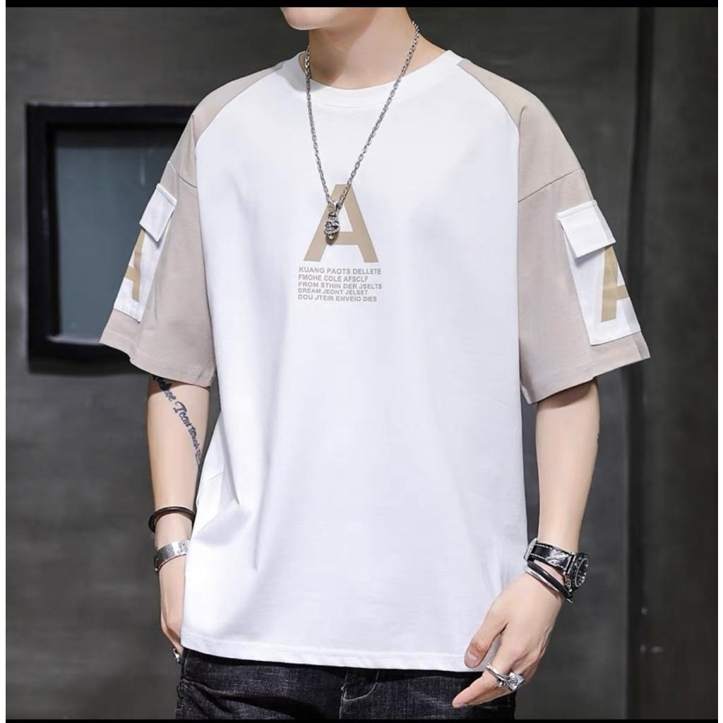 COD/ARPIOSSHOP - BAJU ACOLE - KAOS PRIA MODEL OVERSIZE