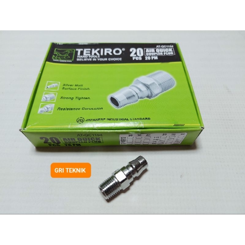 PM  AIR QUICK COUPLER COUPLER PLUG TEKIRO 20 PM DAN 30 PM / COUPLER ANGIN PLUG PM