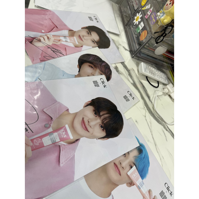 READY INA| NCT 127 X CLICK FREEBIES POSTER CLICK NCT MARK HAECHAN JAEHYUN DOYOUNG TAEYONG JOHNNY TAE