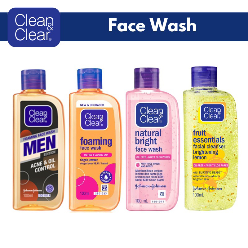 Clean & Clear Foaming Face Wash  | Sabun Cuci Muka | Men