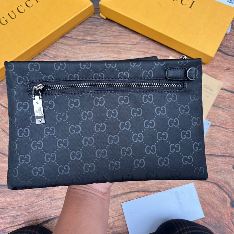 Clutch Gucci Free Box premium Quality handbag pria guci pouch bag gucci