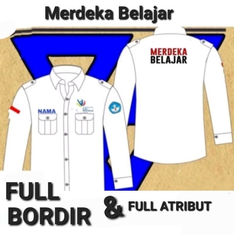 Seragam merdeka belajar Baju merdeka belajar Kemeja merdeka belajar pdl merdeka belajar  Pdh merdeka