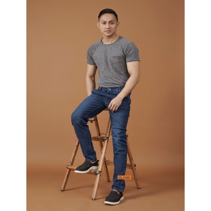 CELANA JEANS SLIMFIT SKINNY PENSIL PRIA