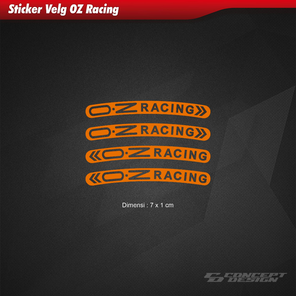 Sticker Velg OZ Racing