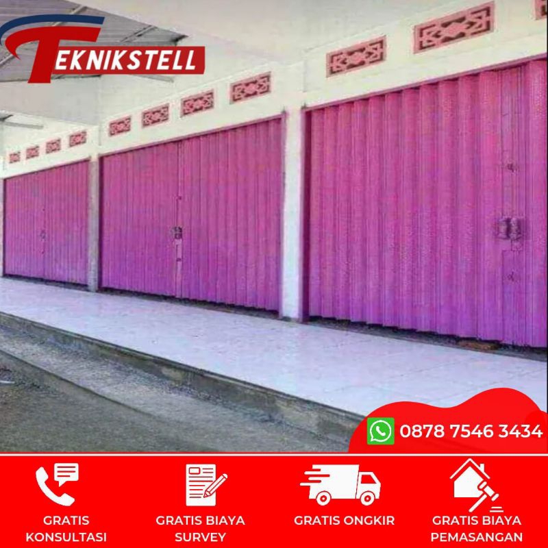 PINTU FOLDING GATE / PINTU ROLLING DOOR / PINTU HARMONIKA / PINTU WARUNG / PINTU TOKO MURAH