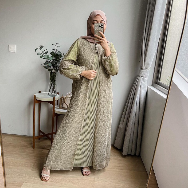 Oclo | Nailanna Dress - Dress Lebaran 2 in 1