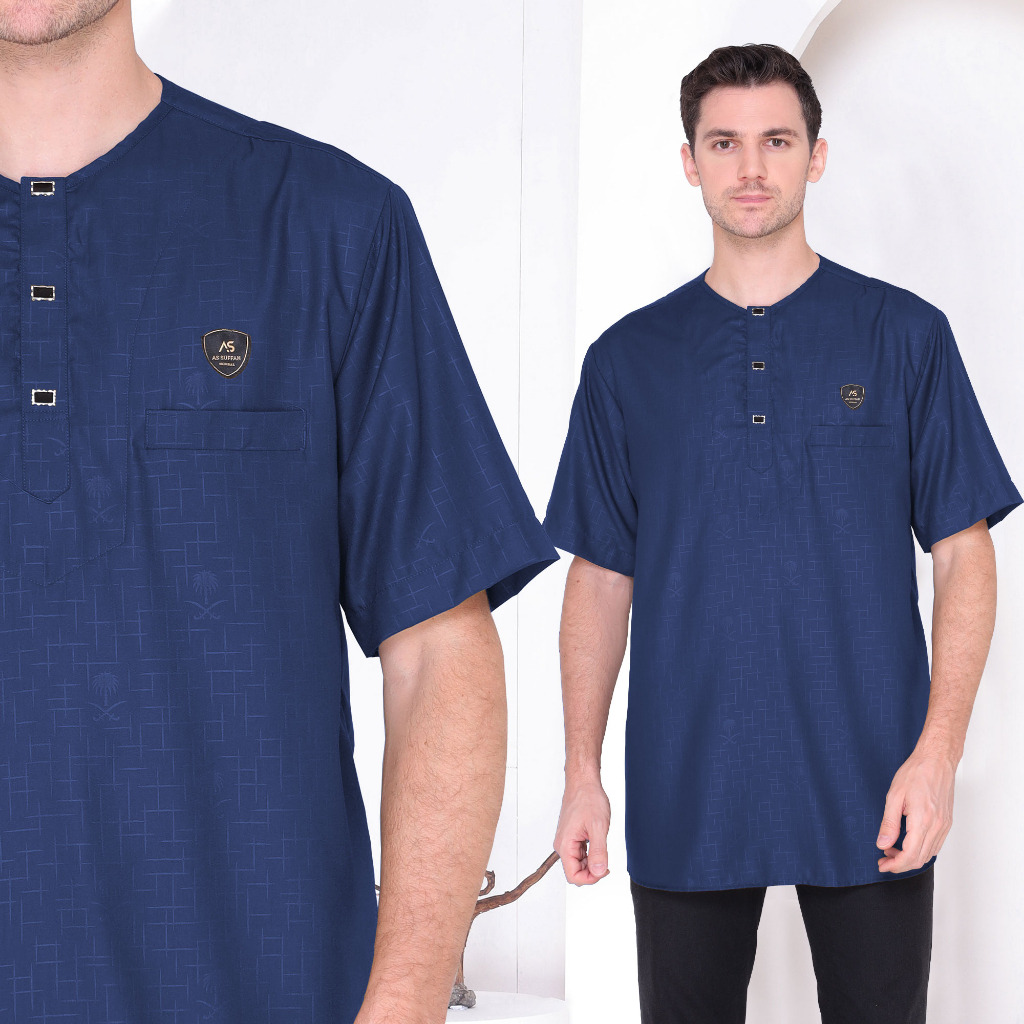 Baju Koko Pria Casual Premium Lengan Pendek Zafran Series Original Assuffah