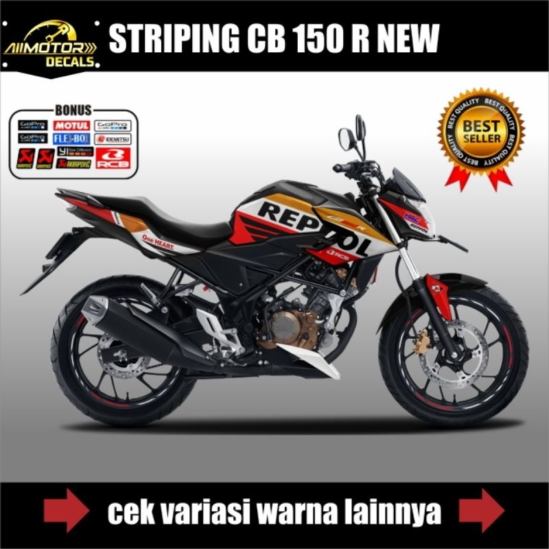 Striping Honda CB150R New Variasi Repsol / Decal Stiker Motor Cb 150 R Baru