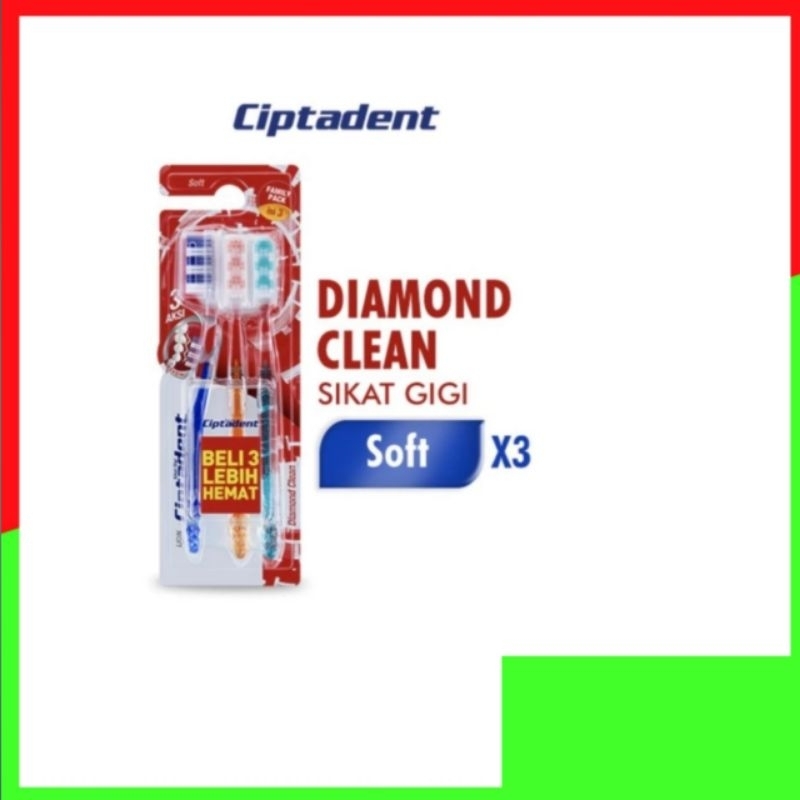 Sikat Gigi Ciptadent Murah isi 3
