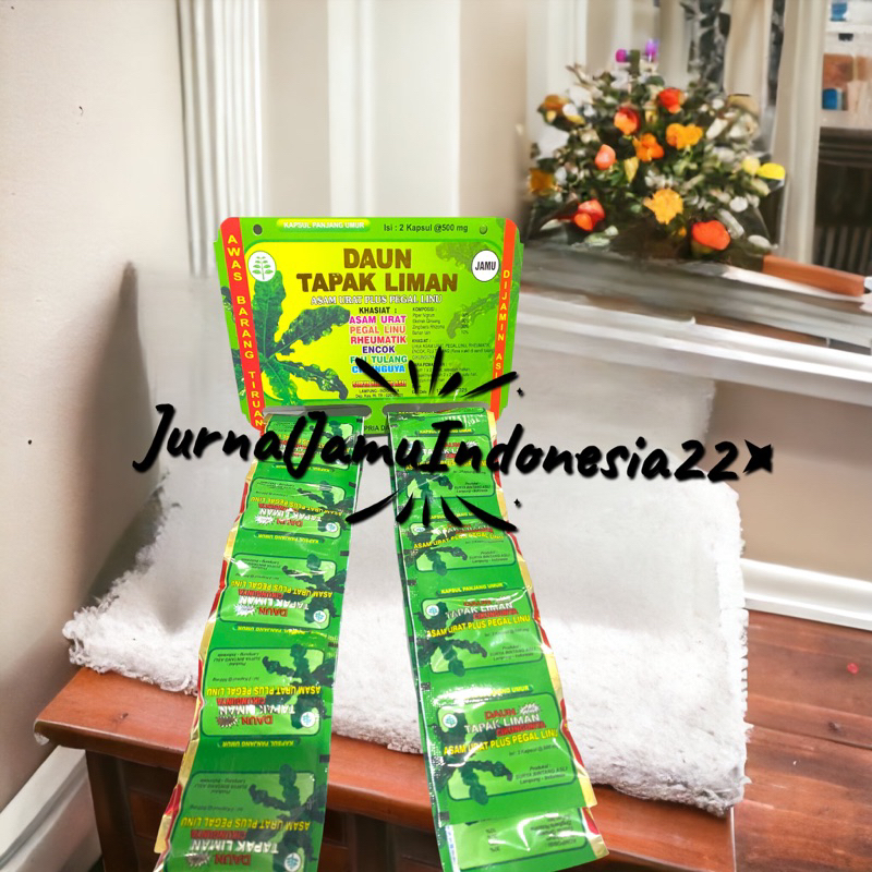 

Daun tapak liman kapsul