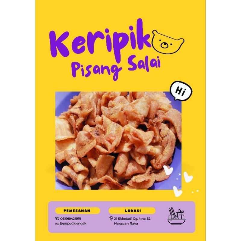 

Keripik Pisang Salai Madu