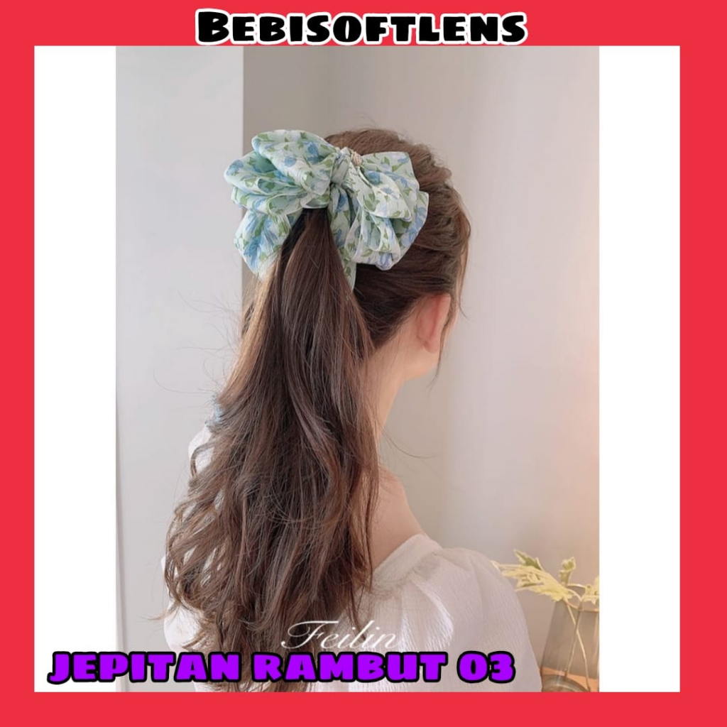 Jepitan Rambut 03 Blue &amp; Pink / Aksesoris / Accessories BB