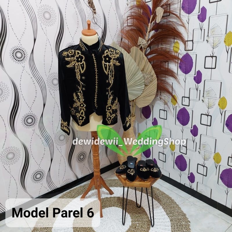 Beskap Pengantin / Beskap Bludru Payet - Model Parel 6