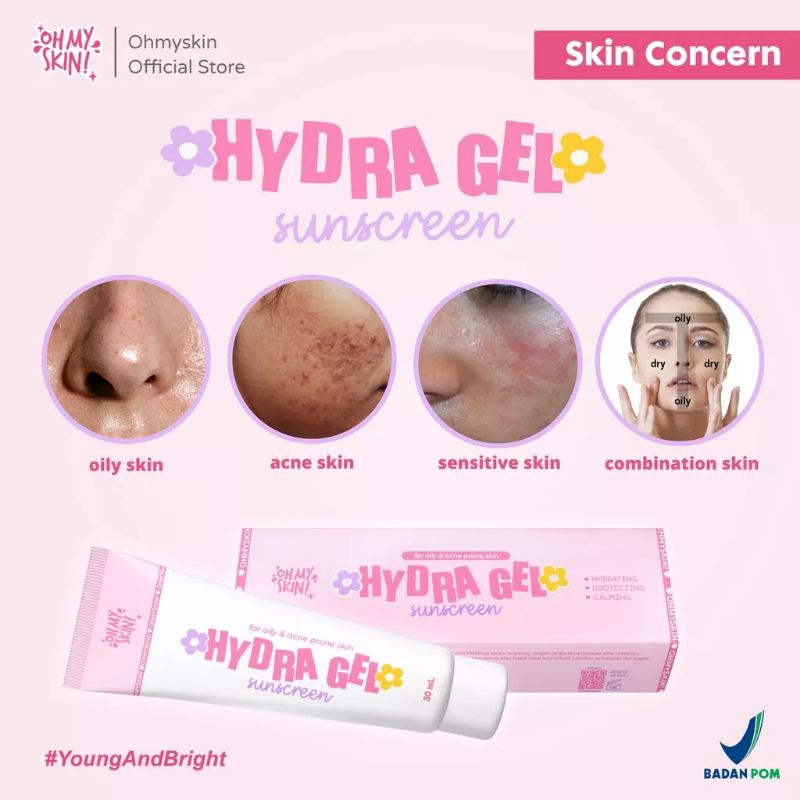 sunscreen ohmyskin free hadiah/ sunscreen ohmyskin spf 50pa++++