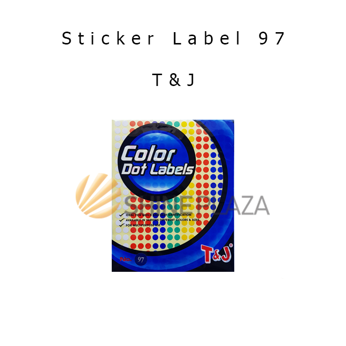 

Kertas Stiker Label T&J 97 Warna - Color Label Sticker Dot Tom Jerry