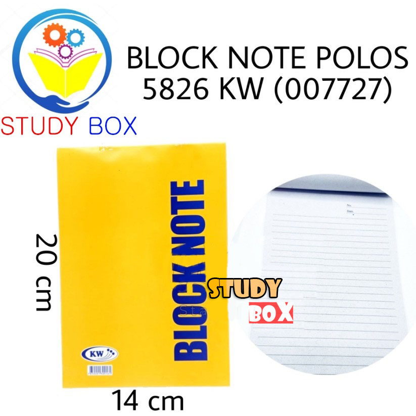

BLOCKNOTE MURAH BATIK BLOCK NOTE NOTEBOOK GARIS KUNING A5
