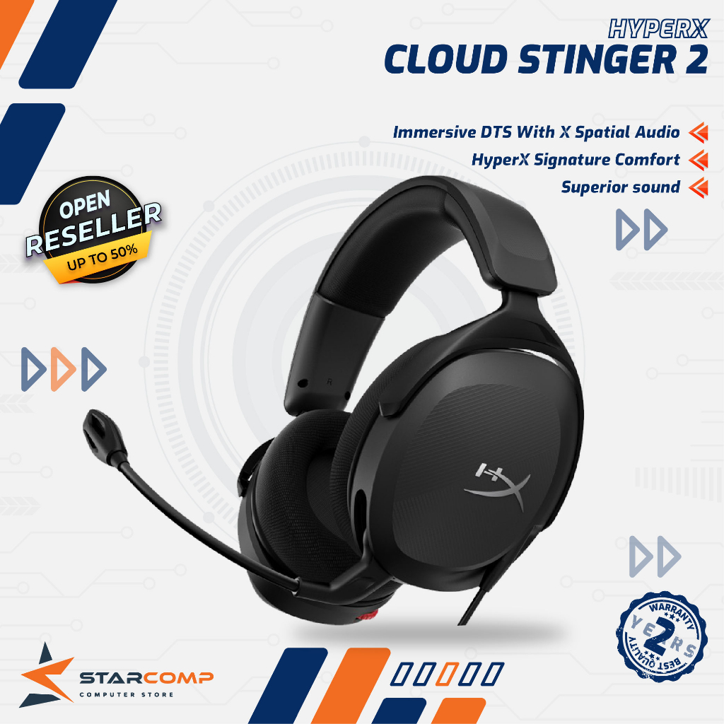 HyperX Cloud Stinger 2 Wired Gaming Headset