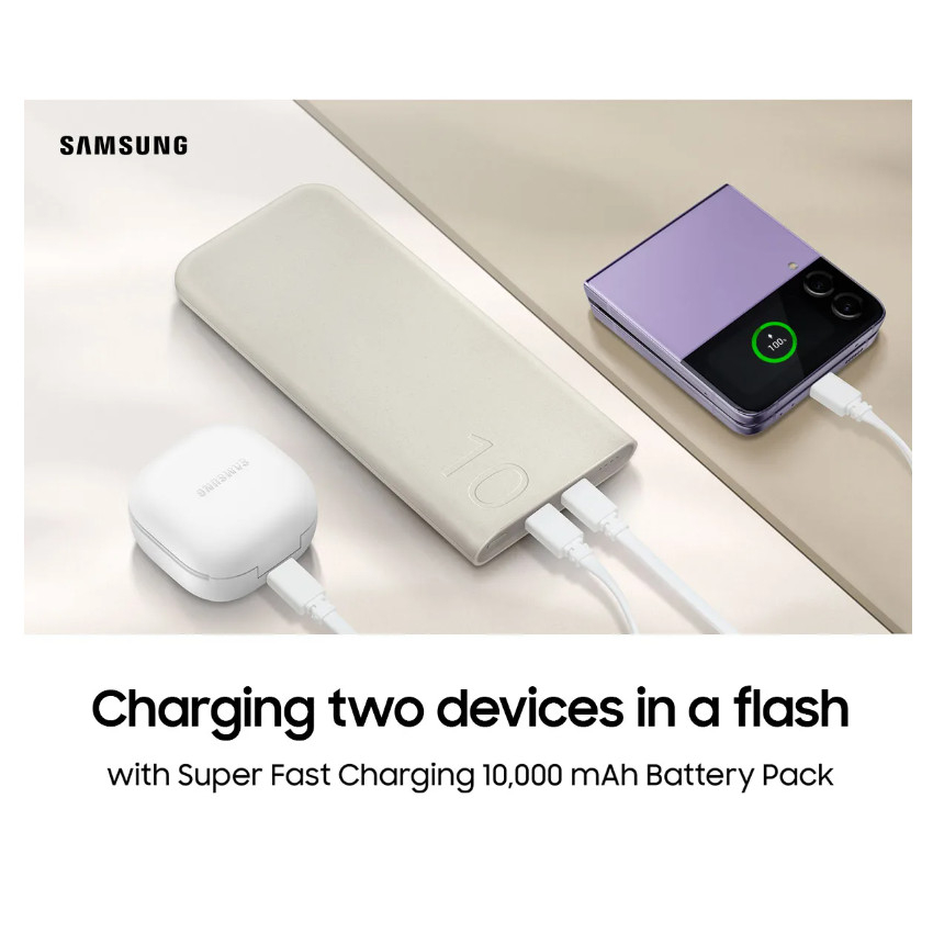 Samsung Battery Pack Powerbank 10000mah 25W USB-C Dual Port 2023 SEIN