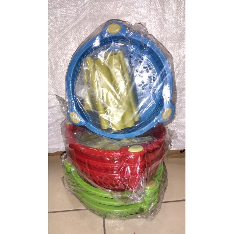 Rak cabe plastik bulat twinpan 3tkt( RC32) /set