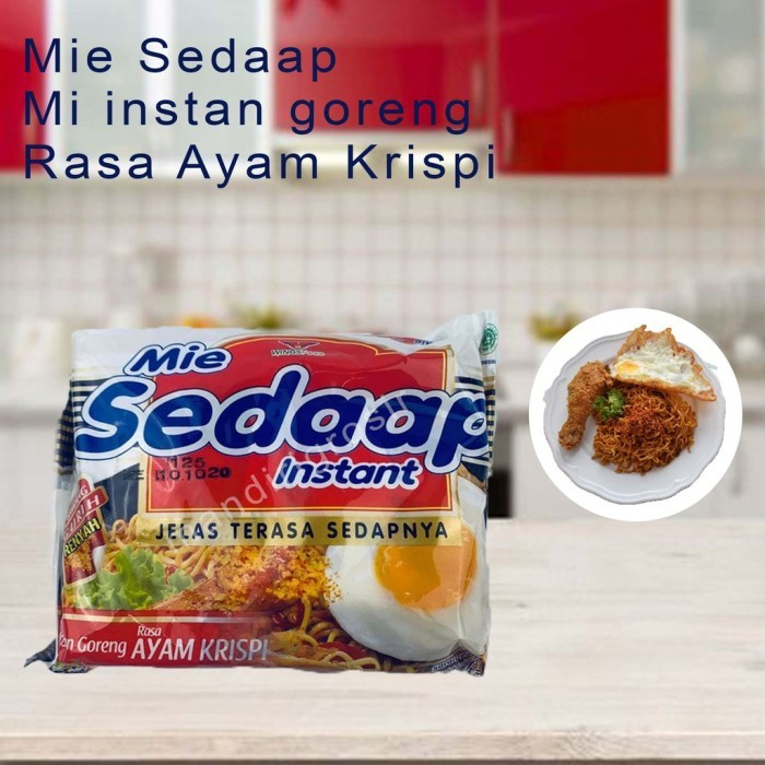 Mie instan Goreng* Mie sedap ayam kerispi* Mie Goreng Sedap