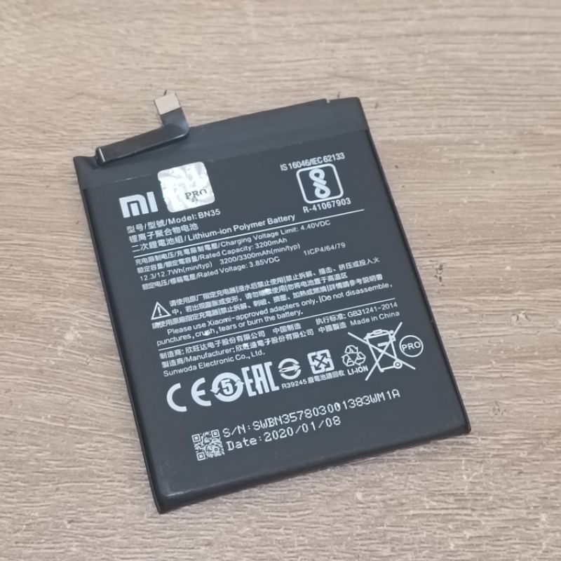 BATERAI BN35 COMPATIBLE FOR XIAOMI REDMI 5