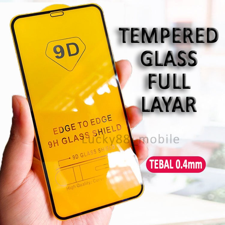 TEMPERED GLASS FULL LAYAR XIAOMI Mi 9 /  Mi 9SE / Mi 9 PLUS ANTI GORES