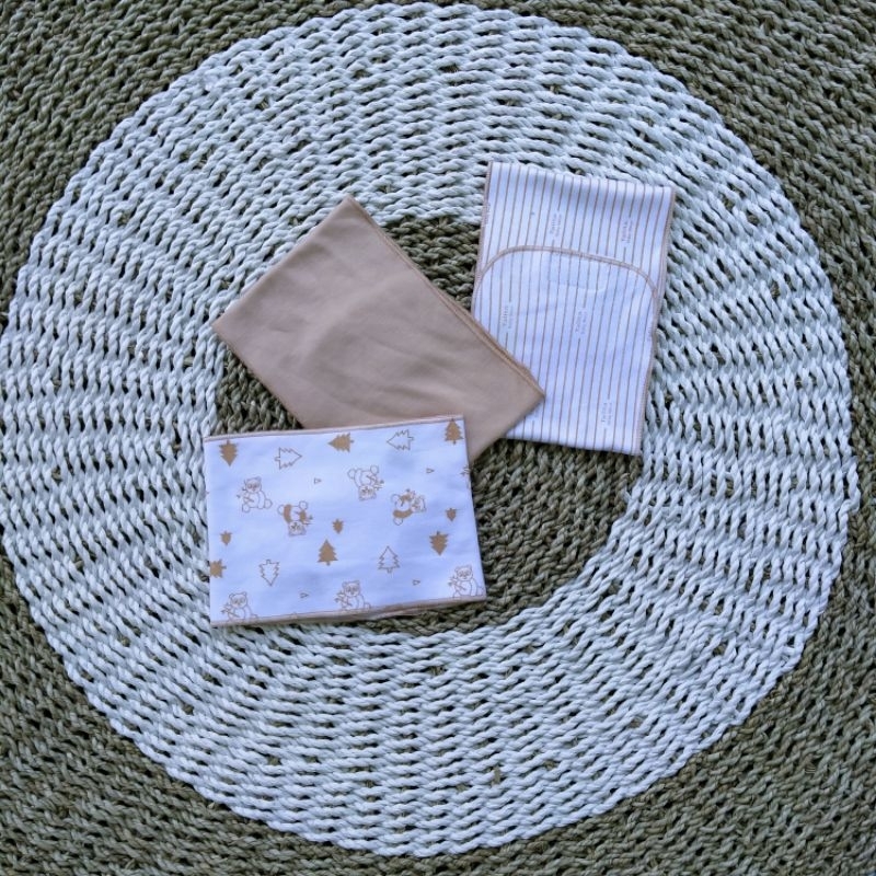 3 PCS Gurita Rekat Bayi Seri Coklat/Gurita Instant Baby Newborn/Kain Penyangga Perut Bayi talitababywear