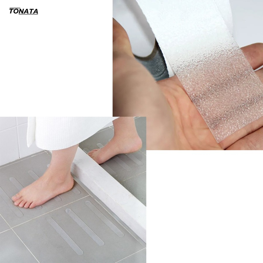 Anti Slip Tape PEVA / Lakban Anti Licin Indoor Bening 5 cm x 5 Meter