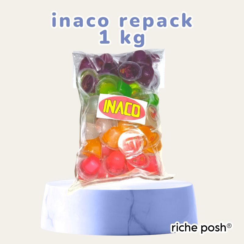 

[ 1 KG ] INACO MINI JELLY ECER 1KG (1000 GR) 65pcsEXP JUN 2025