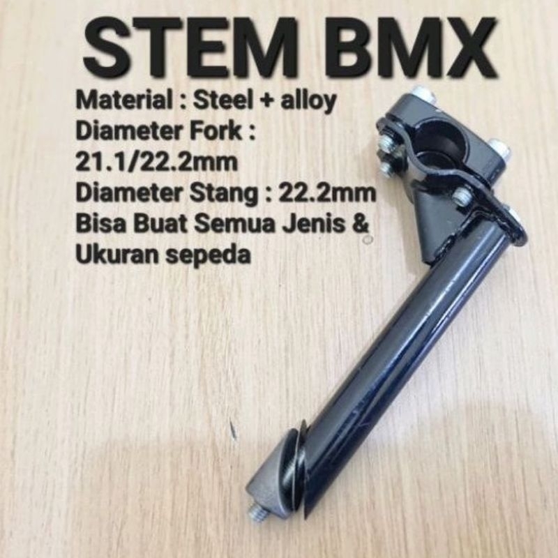 STEM SEPEDA BMX LEHER STANG HANDLEBAR BMX