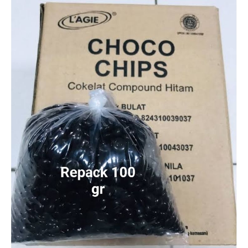 choco chip lagie setengah bulat 100 gr