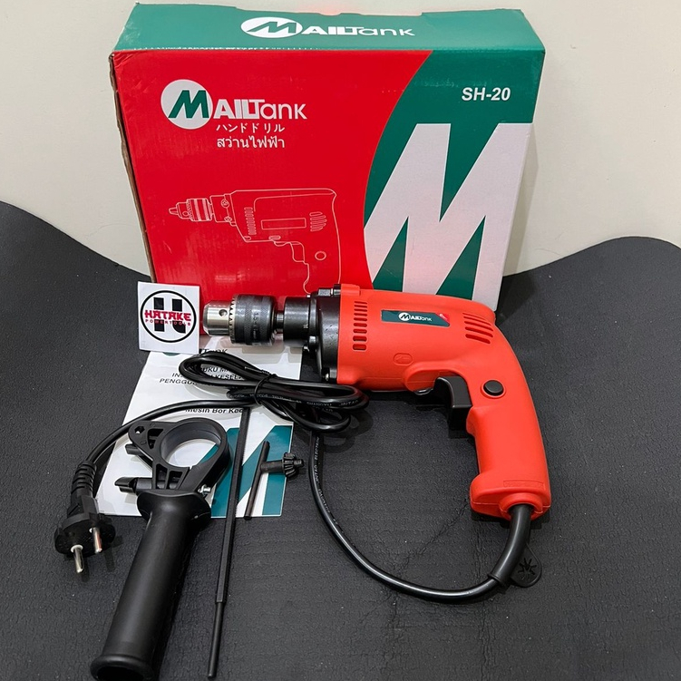 MAILTANK IMPACT DRILL SH20 BOR 13 MM DENGAN 2 FUNGSI IMPACT DAN DRILL