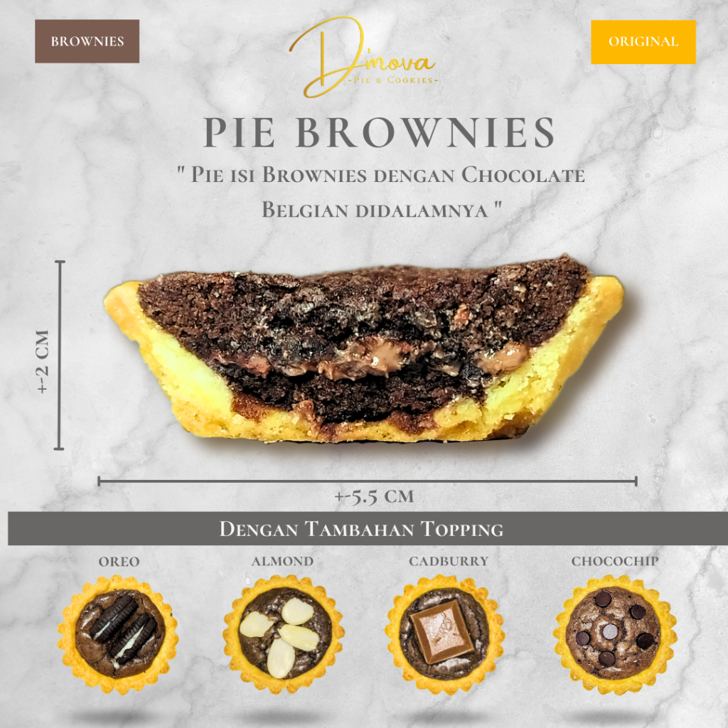 

Pie Brownies Royal Tanpa Bahan Pengawet Premium Hampers
