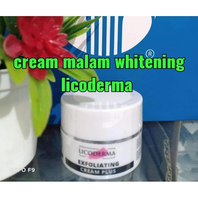 cream malam whitening licoderma