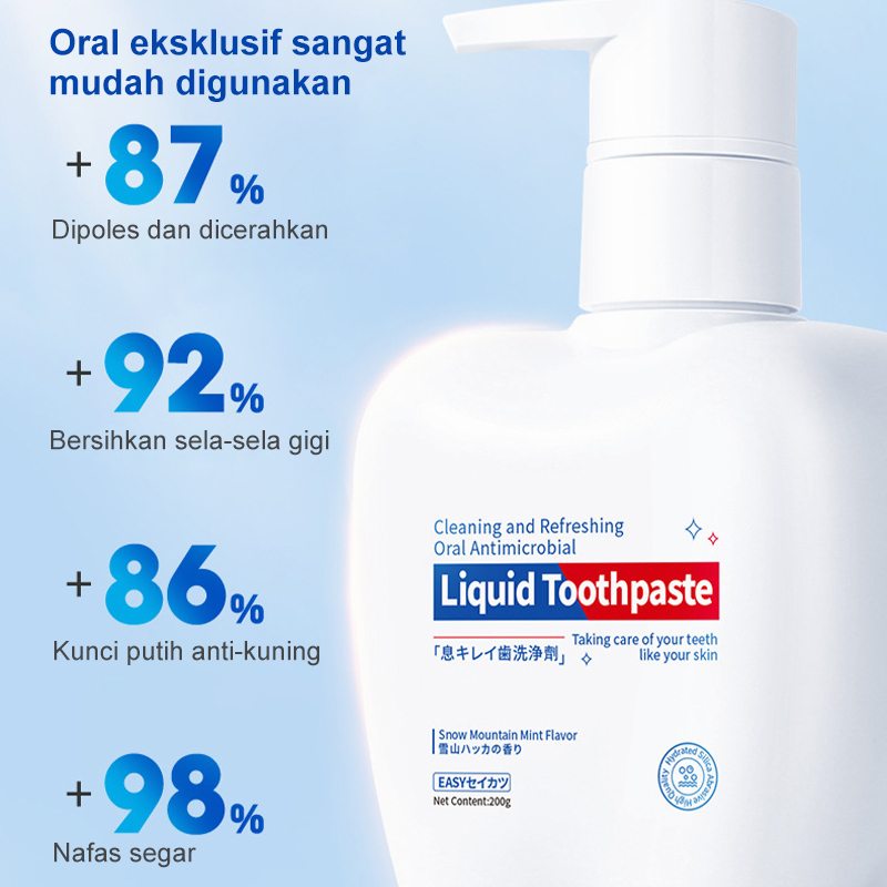 Jepang Pemutih gigi Teeth whitening Pasta gigi sensitif 200g pemutih gigi dan penghilang karang gigi probiotik Pasta gigi mint Tahan nyengat  Pembersih bau mulut Anti plaque toothpaste