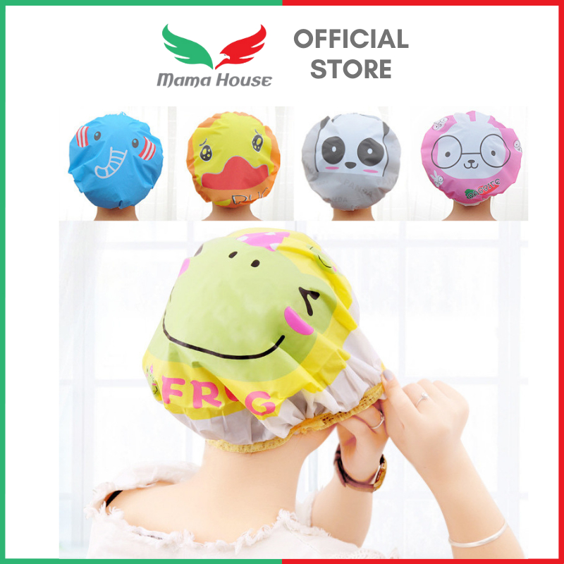 [MH] Shower Cap Karakter Dewasa Plastik Pvc