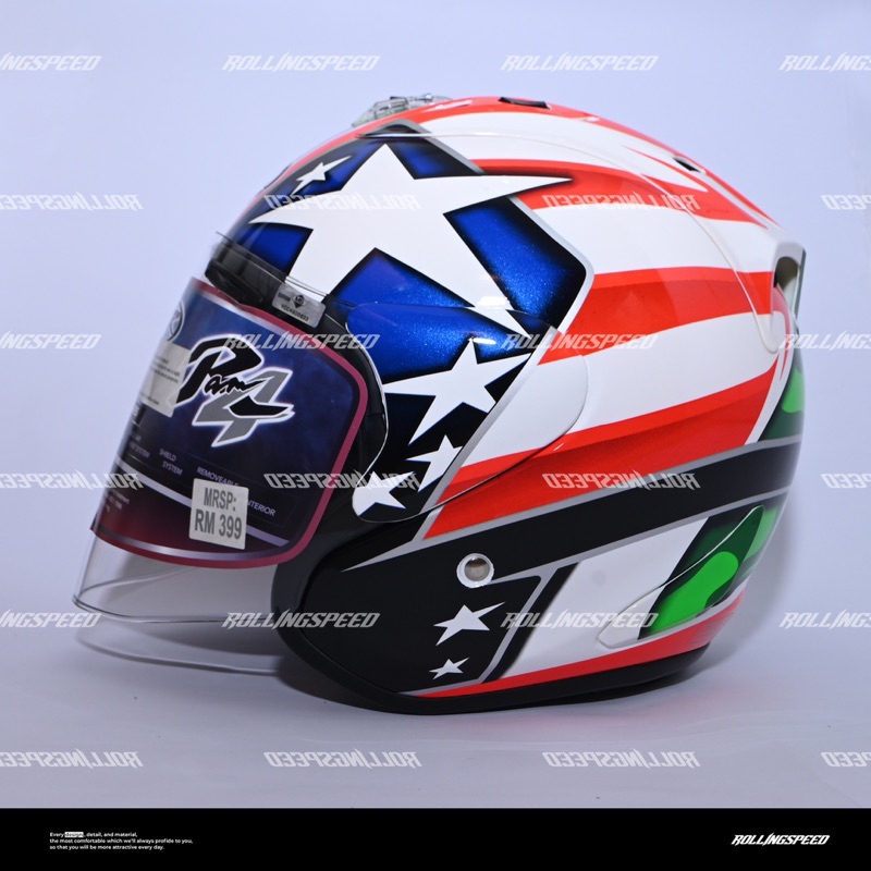 TSR Helmet Ram4 Nicky Hayden - Helm Motor